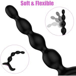Vibrating Anal Beads + Luxury Metal Anal Butt Plug