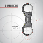 ASP Ultra Double-Locking Rigid Handcuffs, Forged Aluminum Handcuffs, Professional Grade Cuffs for Tactical Gear