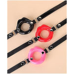 Sm Props Silicone Soft Mouth Shape Mouth Plug Forced Opening Mouth Gag Adult Sex Toy