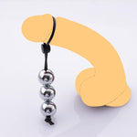 New Metal Ball Cock Ring Penis Overheavy(0.8Lb) Weight Hanger Stretcher Penis Erection Enlarger Extender Weight Stretcher Sex Toys For Men (3 Ball 18 Oz 36Mm)