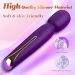4 In 1 Vibrator Wand Kit Women Sex Toys - Ultra Quiet (<40 Db) Vibrator With 3 Attachments For G Spot, Clitoral, Nipple & Anal Play, 10 Powerful Modes, Magnetic 90-Min Battery, Waterproof, Gift Box
