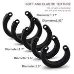 Silicone Cock Cage for Men - Breathable Chastity Devices with 5 Sizes to Choose from