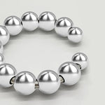 Metal Penis Ring Stainless Steel Cock Head Glans Orgasm Increase Delay Ejaculation Male Semen Lock Glans Stimulator Sex Toys For Men Delay(0.98")