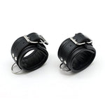 Sex Steel Spreader Bar Adjustable - Restraint Kit Spreader Bar Set With Leather Cuffs