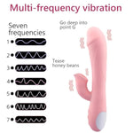 New Rose Vibrating Dildo Adult Sex Toy For Women G Spot Vibrator For Couple Stimulator Sex Toys Dildos Rabbit Vibrators With 12 Vibration Modes For Body New Rechargeable