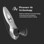 Og Slate Pleasure Air G Spot Vibrator & Pro40 Black Clitoris Sucker - Female Sex Toys Bundle