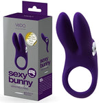 Deep Purple Vibrating Couples Ring with 10 Modes and 7 Intensity Levels
