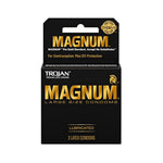 Trojan Magnum Lubed Condoms, 3 Count, Large Size