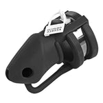 Adult Bdsm Adjustable Black Silicone Cock Cage For Men Chastity Devices Male Chastity Locked Cage Sex Toy For Men Restraints Erection (Full Set (3 Rings), Black)