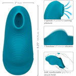 Envy Handheld Suction Massager, Silicone Rechargeable Finger Vibrator For Women With 3+7 Function Settings - Se-0012-15-3