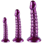 Realistic Monster Dildo Training Set, 3 Sizes Of Purple Fantasy Dragon Dildos (7.3", 8", 9"), Anal Plugs With Strong Suction Cup, Prostate And G-Spot Sex Toys, Suitable For Beginners To Advanced Users