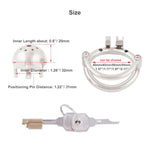 Men Short Chastity Device Cages Prevent Escape Design Closed Ring Cock Cage Adult Game Sex Toy C1040 40Mm