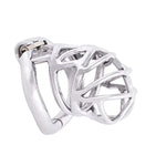 Medical Grade Stainless Steel Chastity Device Ergonomic Design Belt Restraint Men Bondage Fetish K545 (45Mm/ M Size)