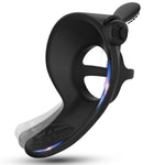 Sensual Delights Erotic Massage Kits Vibrator Cock Ring Sex Toys With Clitoral Anal Stimulation - 2 In 1 Penis Ring Vibrator With 10 Vibrating Modes For Men And Women Play, Erotic Massage Kits