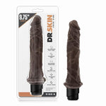 Blush Dr. Skin 9.8" Realistic Vibrating Dildo, Lifelike Veiny Cock Vibe-8 - Powerful Multi-Speed Stimulation, Ipx7 Pvc, Anal, Vaginal & G-Spot Play Adult Sex Toy For Women, Men & Couples - (Chocolate)