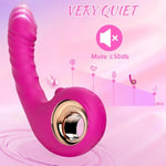 G Spot Vibrator Dildo For Womens Flapping Adult Toys With 10 Modes Sex Toy Clitoral Vibrating Dildo Waterproof Rabbit Vibrators Adult Sex Toys For Women And Couples