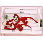 Monkeyplush Stuffed Animal,Hanging Stuffed Animal Monkeylong Arm Monkey Doll Plush Toy Curtain Monkey, 27.5 Inches (Brown)