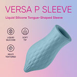 Sensational T-Sleeve Versa Bullet Mimics Motion Of A Tongue. Enjoy The Flickering Sensation And Precision Clitoral Stimulation Of The Soft Silicone Tip