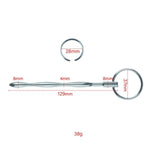 Urethra Sound Stainless Steel Urethra Plug Training Set Catheter Sounds Male Sounding Rods Penis Plug Urethra Masturbation Rod Metal Urethra Plug Sex Toy For Men