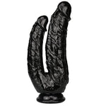 Double-Ended Dildo Realistic Dildo For Beginners Lifelike Huge Silicone Dildo, With Strong Suction Cup For Hands-Free Play, Realistic Penis For G-Spot Stimulation And Anal Plug Play 8 Inch