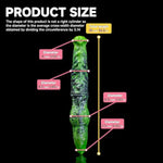 Dual Harmony Double-Ended Dildo- Silicone Horse&Wolfdog Design,Realistic Dual-Sided Dildo With Texture For Men Women,Fantasy Adult Sex Toys For Couples (D301-Lv-F)