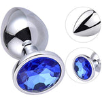 Stainless Metal Anal Butt Plugs Jewelry Anal Trainer Sex Toys Fetish Kinky Sex Love Games Unisex Valentine 'S/Birthday Gift For Lover (Medium)