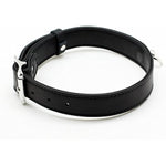 Leather Collar Choker Lockable Leather Collar Black For Men Women
