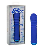 Thicc Chubby Thrusting Wand Waterproof Silicone Rechargeable Vibrator Purple - Se-0650-30-3