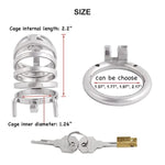 Chasity Cage Men Metal Chastity Device Breathable Male Abstinence Chastity Lock Cock Cage For The Best Men Companion J1250 50Mm