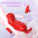 Finger Vibrator Women Sex Toys - Mini Bullet Vibrator With 10 Vibration Modes, Bee Vibrators Couples Toy For Clitoral Nipple Stimulation, Butterfly Female Vibrators Adult Sex Toys & Games