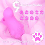 Finger Sex Toys Vibrator For Women, Cat Paw Shape Bullet Vibrator G-Spot Clitoral Stimulator With 9 Vibrations Finger Adult Sex Toy Sexual Pleasure Tools Mini Vibrator Couples Sex Toys