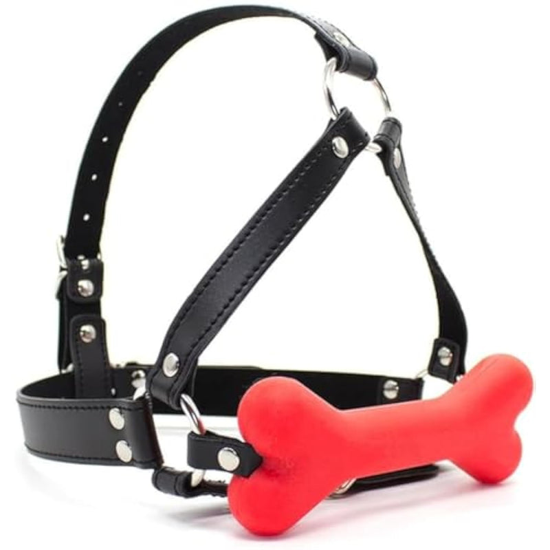 Bdsm Bondage Gags & Muzzles Dog Bone Mouth Gag Sm Erotic Ball Gag Fetish Slave Sex Bondage Toy Role Play