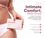 Moisture Bloom Vaginal Moisturizer with Hyaluronic Acid & Aloe Vera – Hormone-Free Hydration for Dryness – 10 Vaginal Ovules