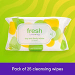 Sex Toy Cleaning Kit, 25 Wipes, Aloe Vera Scent, 8.5 Fl Oz Lube & Cleaner Spray - Intimate Care Bundle
