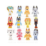 Blu?? Toys 12-Pack, Wolfs Action Figures Playset, Wolves Figurines Family And Friends Set, Cake Toppers 2-3.5 Inch