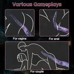 Fantasy Tentacle Dildo - 13.7" Huge Long Monster Anal Dildo With Strong Suction Cup, Silicone Prostate Massager & G Spot Plug, Adult Sex Toys For Men Women Couples Beginner(S)