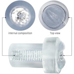 Extended Men'S Penis Pump Sleeve Masturbator Sleeve Realistic Vagina Sleeve Replacement Seal Cap 2.5 Inch Cylindrical Large Penis Pump Sleeve Male Enhancement For Stronger And Larger Erections (Clear)