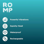 ROMP Presto Mini Wireless Wand Vibrator | Handheld Personal Massage Tool for Woman | Sexual Massager for Clit and Body Stimulation | Waterproof & Rechargeable | Adult Sex Toys for Women and Couples