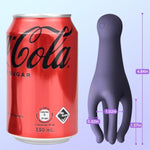 Women Clit Nipple Clamps Breast Glans Earlobe Massage Vibrator, Reduced Men Penis Sensitivity Humanoid Finger Vibrator For Self-Pleasure And Stimulation Waterproof Usb Rechargeable 10 Vibration Modes