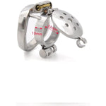 Stainless Steel Chastity Cage Chastity Lock Device Penis Cage Birdcage Dildo Adult Products Prevent Erection Cock Ring Sex Toys(50Mm)