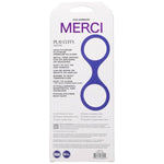 Doc Johnson Merci - Silicone Play Cuffs - Wrist Restraints - for Adults Only, Violet