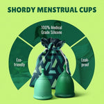 Menstrual Cup Set - Reusable Small & Large Period Cups for Beginners