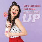 Edible Flavored Oral Gel Lube, Fruity Lollipop Flavored Water-Based Hypoallergenic Food-Grade Ingredients 4 Fl.Oz For Oral Pleasure, Made In Usa