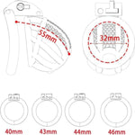Male Chastity Cage Sissy Flat Chastity Cage For Men Small Cock Cage Plastic Chastity Devices Male Chastity Cage Penis Cage Bdsm Cage (Black)