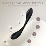 Vibrator for Women, G Spot Vibrator Dildo with 10 Vibration Modes, Waterproof Rechargeable Personal Massager, Quiet Soft Silicone Sex Toys for Women for Clitoral and G Spot Stimulation