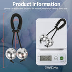 343G/18.35Oz Metal Penis Stretcher Devices- Adjustable Penis Physical Exercise Tools,Penis Stretcher Wearable Male Sex Toys(2Pcs Ball)