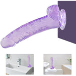 Big Dildo,8.5 Inch Purple Dildo With Suction Cup For Hands-Free Play,Body-Safe Material And Adult Sex Toys For Women