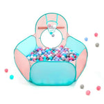 3 In 1 Pop Up Kids Play Tent With Tunnel And Ball Pit For Kids, Boys, Girls, Babies And Toddlers, Indoor/Outdoor Playhouse,Orange Pink/Light Green