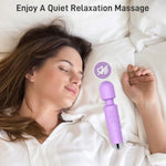 Viboators Toys, Vibrateirs For Women Today Adult Vibrator Wand Sex Toyswith Strong Vibrator With Waterproof & 20 Patterns & 8 Intensity, Wand Massager For Her Pleasure (Lilac)
