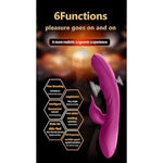Vibrator G Spot Vibrator Thrusting Dildo Adult Toys Vibrating Licking Independent Mode With 7 Adjustable Intensities Sex Toys Rabbit Vibrators Thrusting Vibrator Adult Sex Toy For Women And Couple